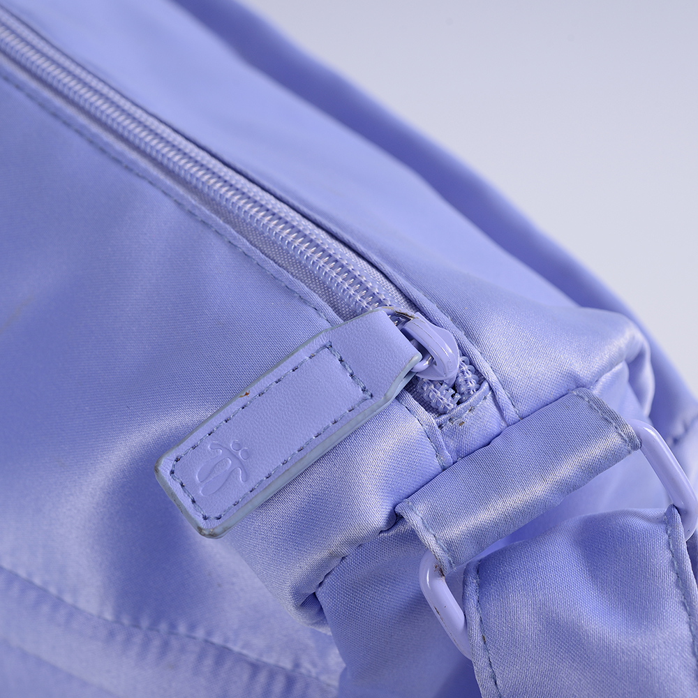 Polyester tek omuz çantası ayarlanabilir askılı dış cep kimlik cebi çantası