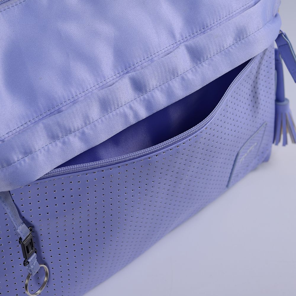 Polyester tek omuz çantası ayarlanabilir askılı dış cep kimlik cebi çantası