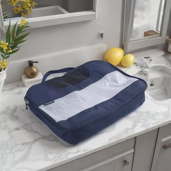 Banyo çantası seyahat için makyaj çantası yüksek kaliteli kumaş saklama çantası çeşitli boyutlarda
